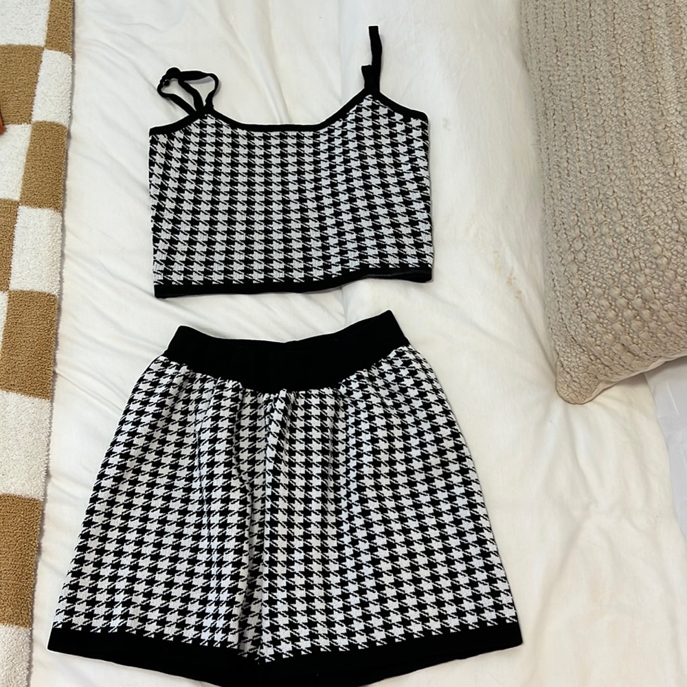 Two piece gingham set